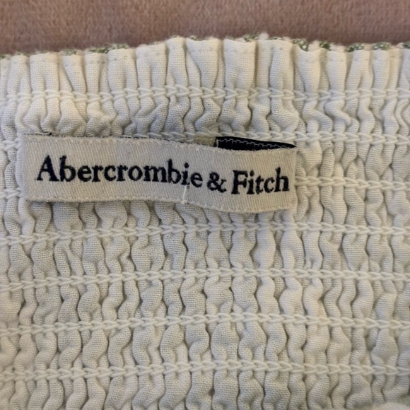 Abercrombie & Fitch Striped Green and White Tank Top - Picture 2 of 8